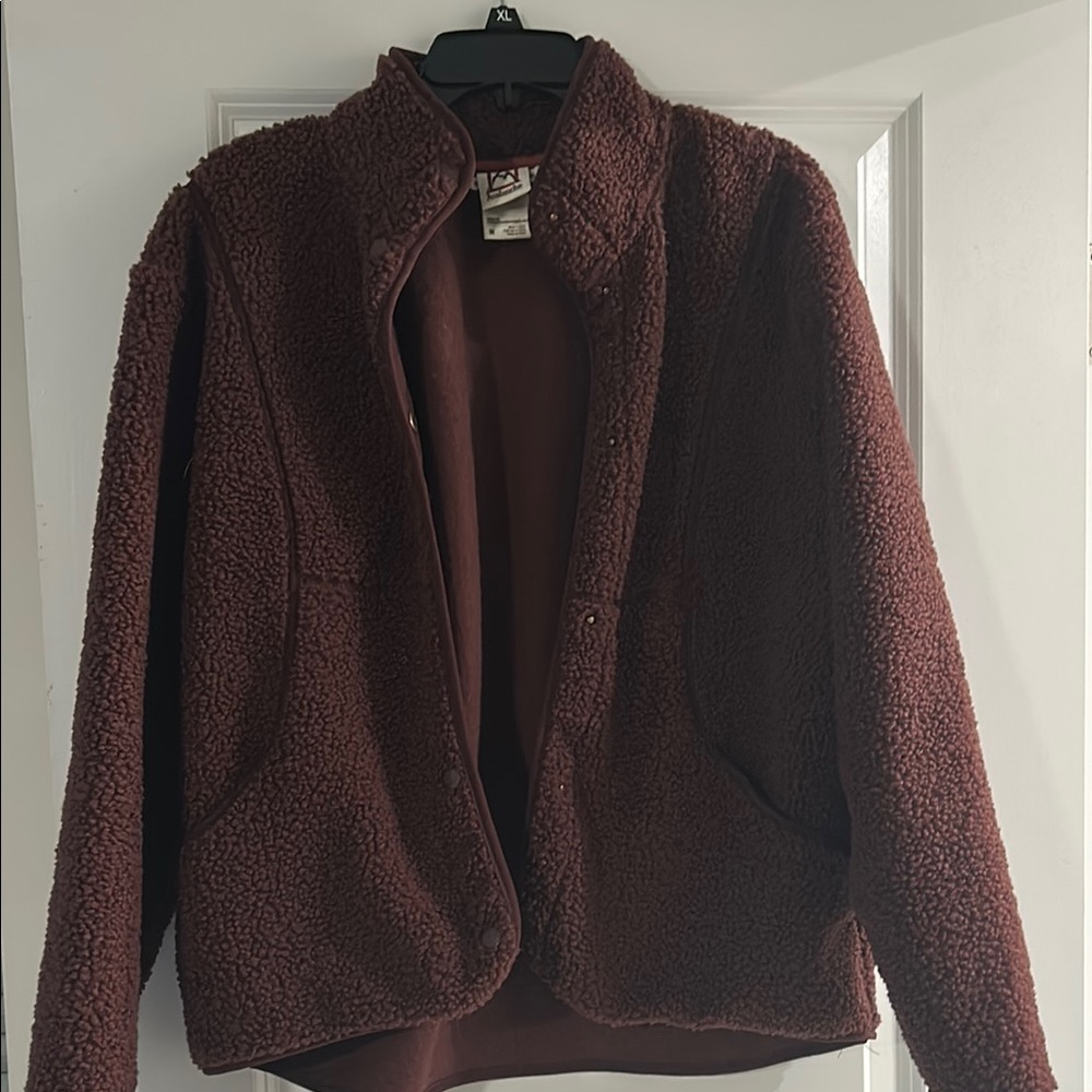 Avalanche Brown Teddy Jacket Plush Cozy Style